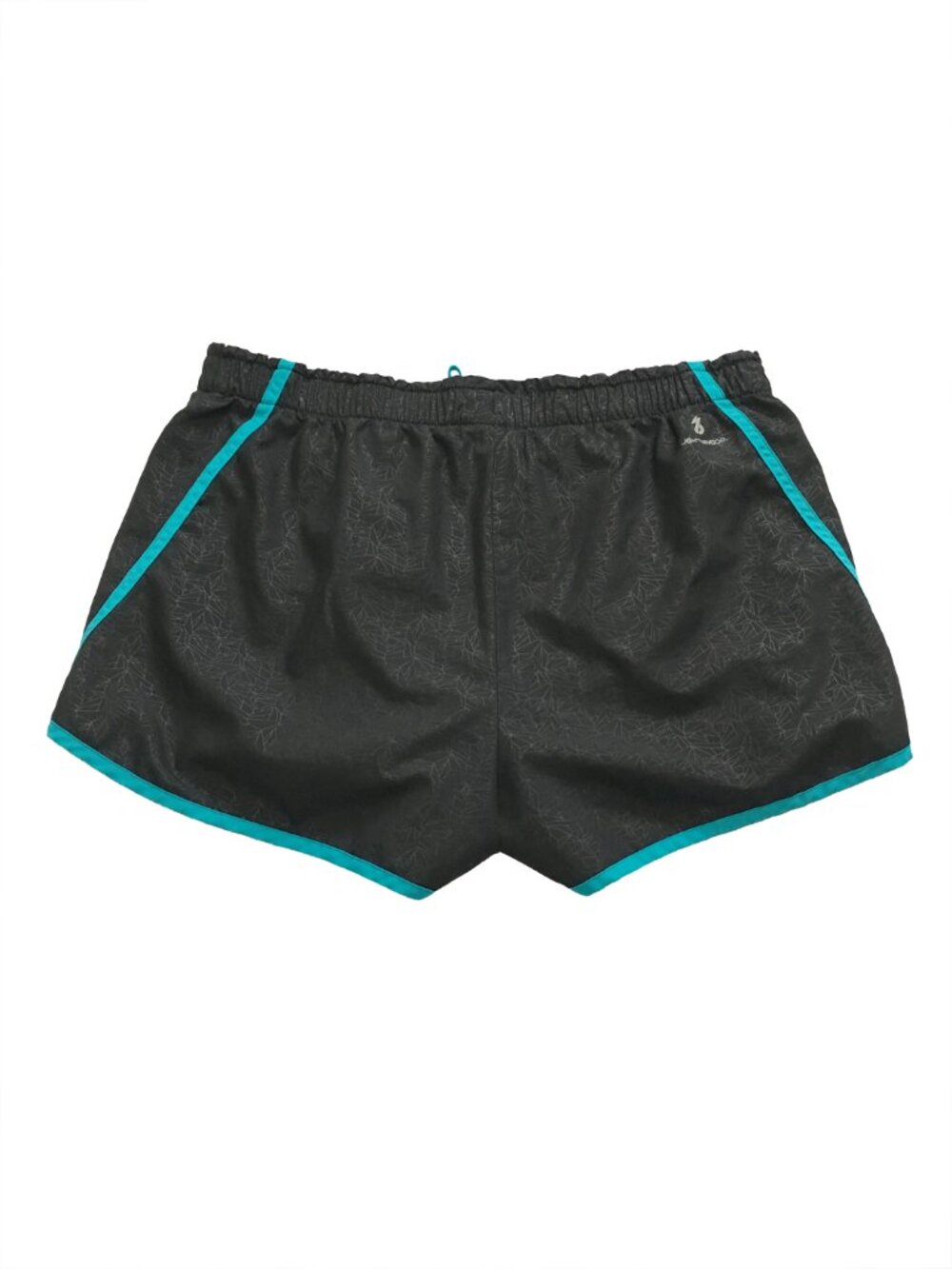 New Balance Black & Teal Athletic Shorts Women's Size Medium - Picture 2 of 3